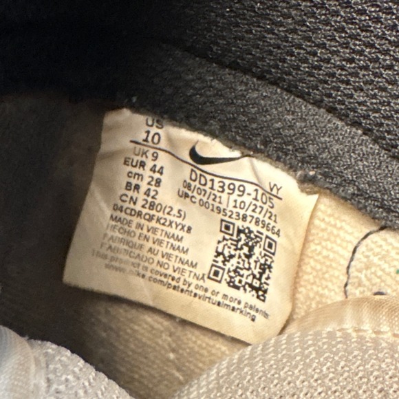 Nike Dunk High Retro Black White Panda Sneakers Shoes DD1399-105 US 10 - Picture 7 of 10